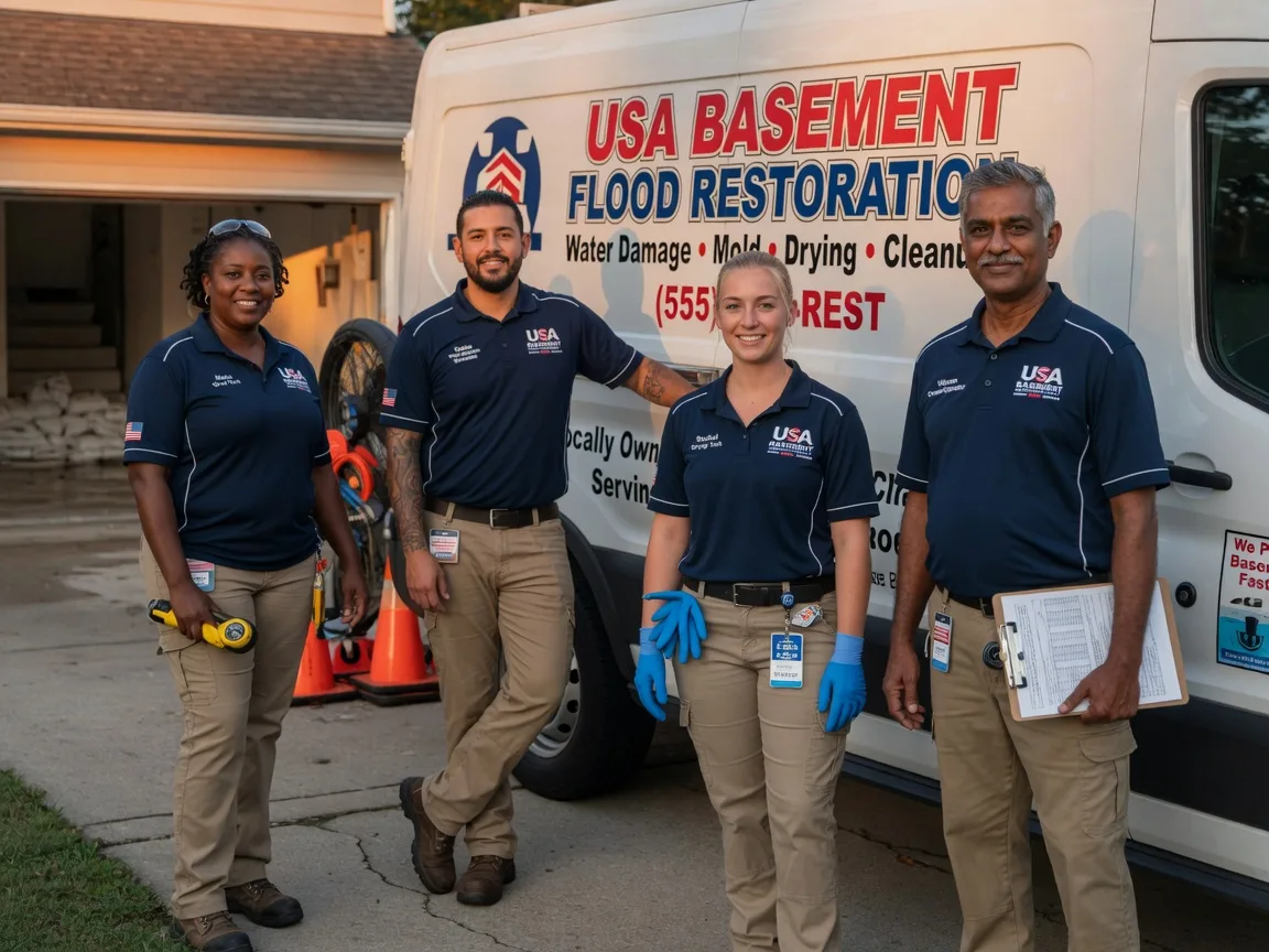 Basement Flood Cleanup company in New Goshen, IN