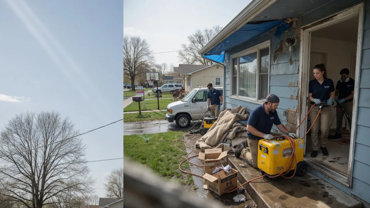 Basement Flood Cleanup in New Goshen, IN near me